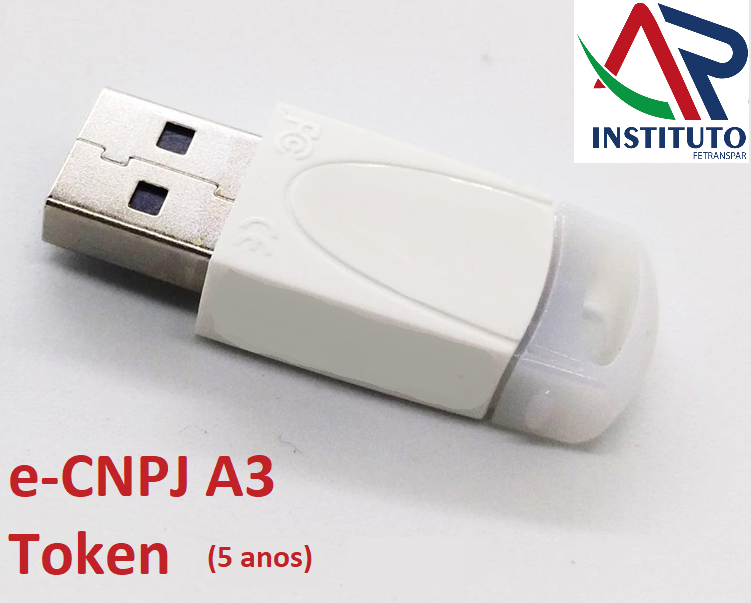 E-CNPJ A3 EM TOKEN (VALIDADE DE 05 ANOS)