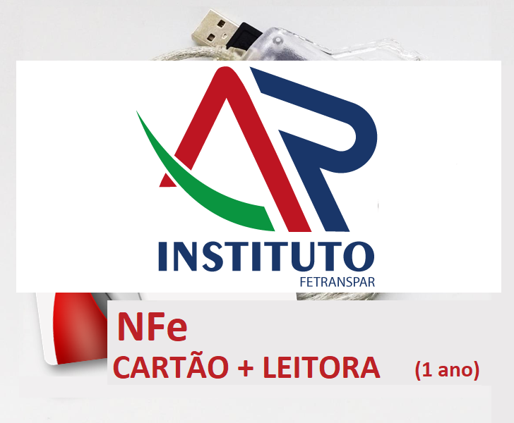 NFe A3 EM CARTÃO INTELIGENTE + LEITORA (VALIDADE DE 01 ANO)
